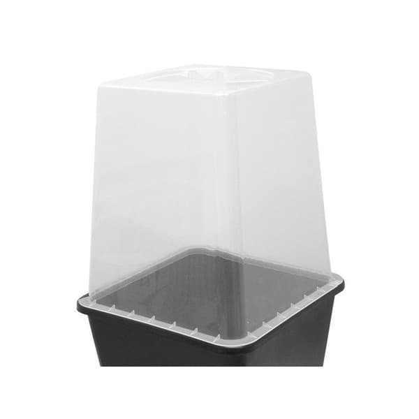 Sett med 5 produkter. Kuppel / lokk til plantepotte 11L NOIR NPB 23x23xH26