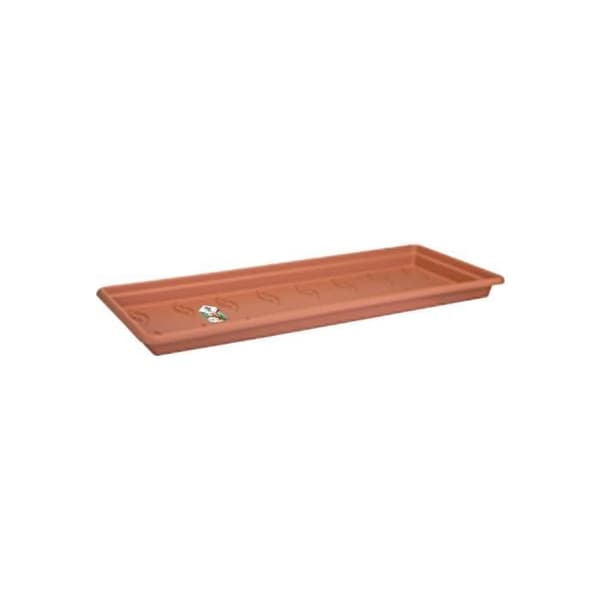 ELHO Planteringsfat Green Basics 100 - Mjuk terrakotta - XXL - Utomhus - Ø 89,7 x H 5,7 cm