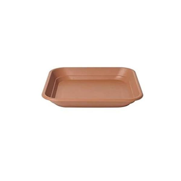 Soucoupe - fat Stewart plast - 2144034 - Stewart Balkongskål Soucoupe kvadratisk Terrakotta 30 cm