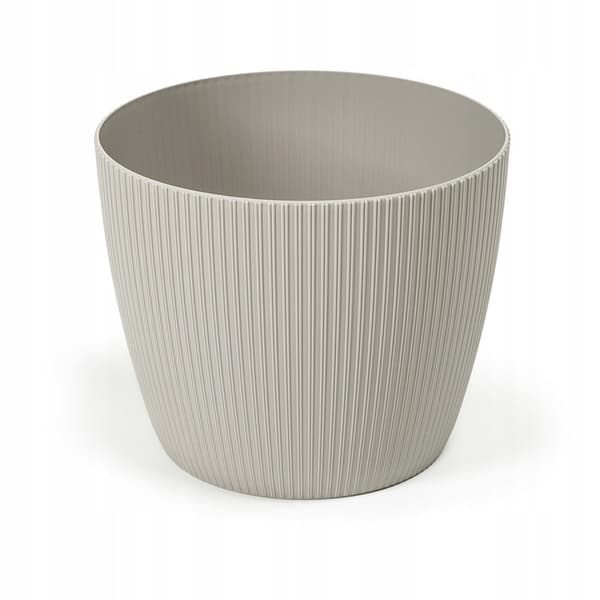 Kukkaruukun muovikansi taupe 16 cm Magnolia Jumper