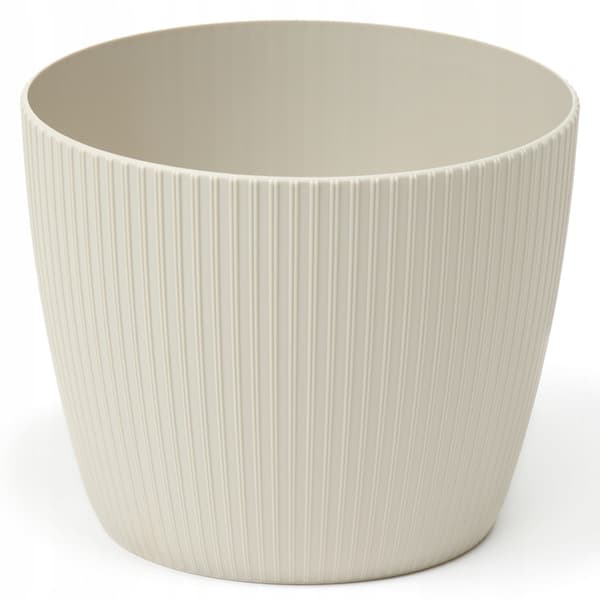 Beige kukkaruukun päällinen 22 cm Magnolia Jumper