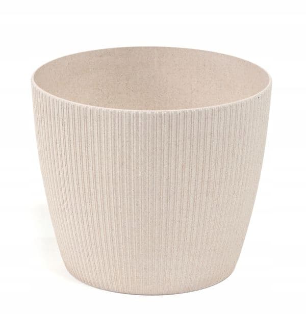 Beige urtepotteskjuler 14 cm Magnolia Jumper
