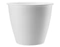 Miniatyrbillede 1 af 3: Rund plastik urtepotte Azalea hvid 17x15,7cm