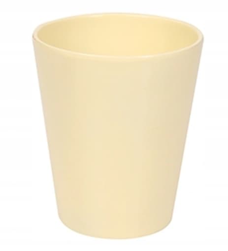 Keramik urtepotte cremefarvet 15 cm