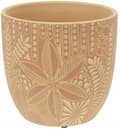 Miniatyrbild 1 av 3: Keramisk blomkruka med etnisk ornament 13,5x12,5 cm Dekorativt lock