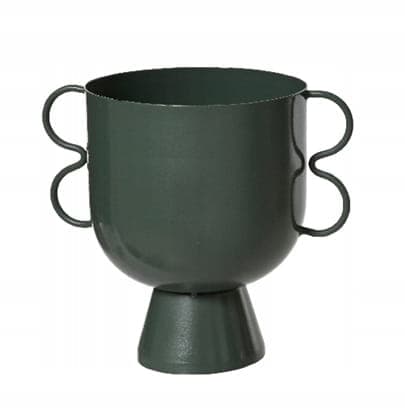 Metallinen kukkaruukun kansi 19x13,5x17cm Koristeellinen