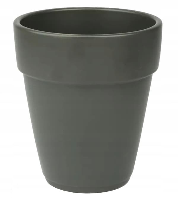 Keramik orkidepotte antracit 13 cm