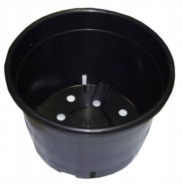 Produktionsgryta svart rund stor 60L