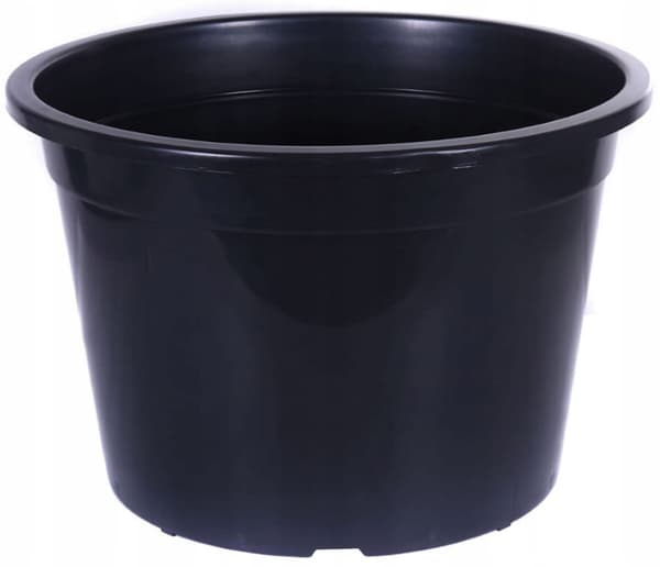Produktionsgryta svart rund stor 60L