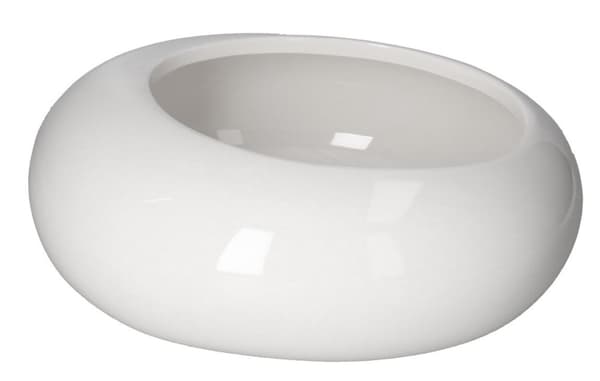 URTEPOTE KERAMISK LÅG HVID MODERNE STOR