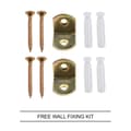 Miniatyrbild 9 av 9: Förråd för 2 x 240 Liter Soptunnor med Lock Gråmålat Granträ Förvaringsbod Bod Skjul Trädgård Trädgårdskjul Utomhus Förvaring Låsbar + Monteringskit