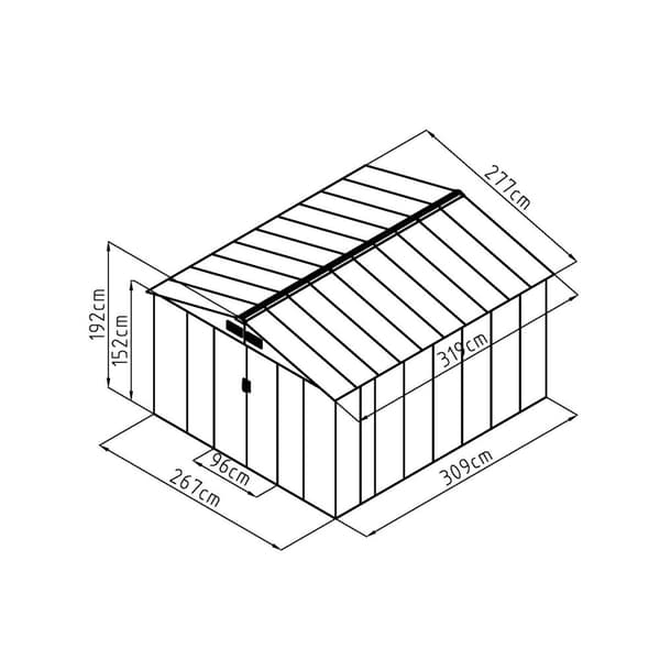 Fornorth förråd, 8.84m2