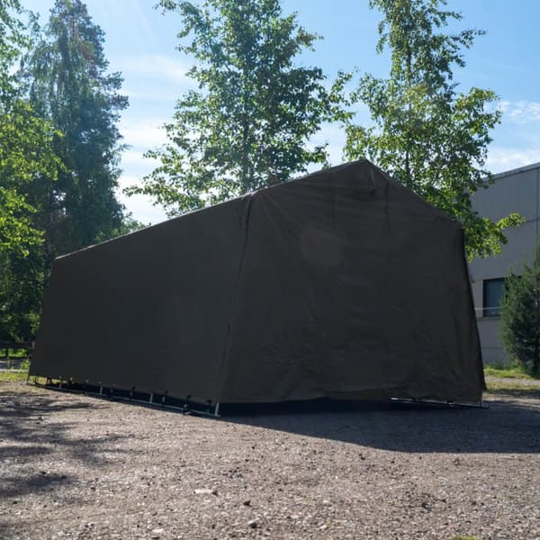 Fornorth pressutalli 3,2x6m, tummanharmaa