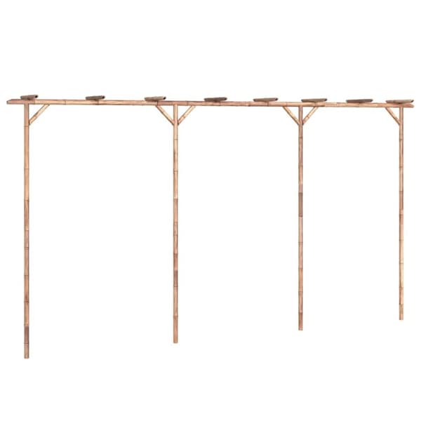 vidaXL pergola 385x40x205 cm bambus