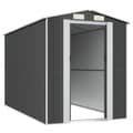 Miniatyrbillede 4 af 9: vidaXL haveskur 192x357x223 cm galvaniseret stål antracitgrå