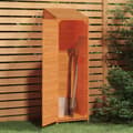Miniatyrbilde 3 av 10: vidaXL Hageskur brun 55x52x174,5 cm heltre gran