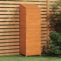 Miniatyrbilde 9 av 10: vidaXL Hageskur brun 55x52x174,5 cm heltre gran