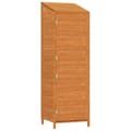 Miniatyrbilde 1 av 10: vidaXL Hageskur brun 55x52x174,5 cm heltre gran