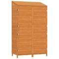 Pikkukuva 2 / 10: vidaXL Puutarhavaja ruskea 102x52x174,5 cm täysi kuusi