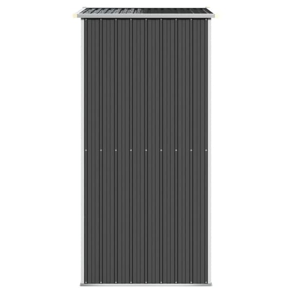 vidaXL haveskur 192x108x223 cm galvaniseret stål antracitgrå