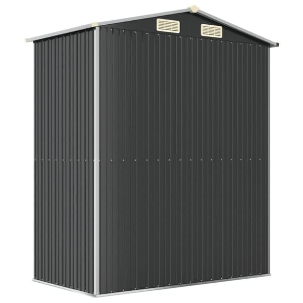 vidaXL haveskur 192x108x223 cm galvaniseret stål antracitgrå