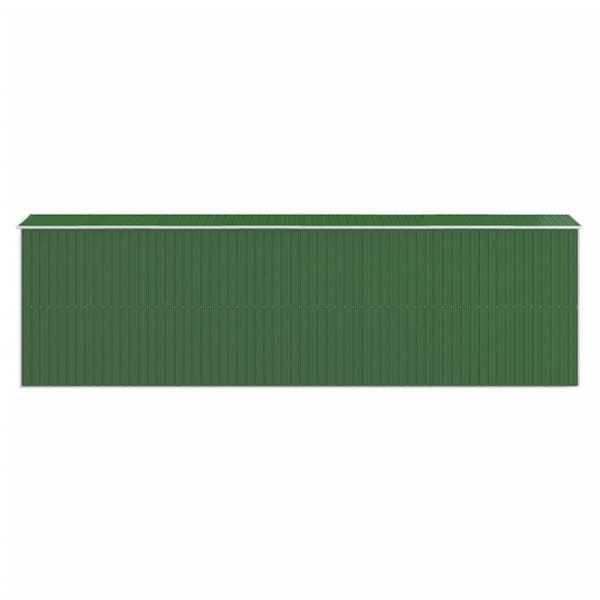 vidaXL haveskur 192x689x223 cm galvaniseret stål grøn