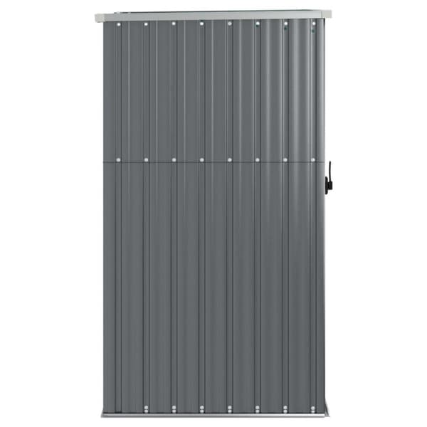 vidaXL redskabsskur til haven 88x89x161 cm galvaniseret stål grå