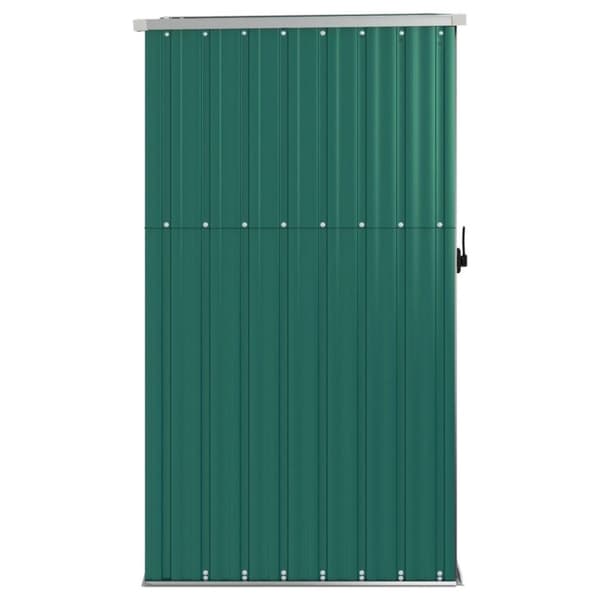 vidaXL redskabsskur til haven 88x89x161 cm galvaniseret stål grøn