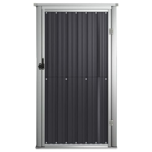 vidaXL redskabsskur til haven 88x89x161 cm galvaniseret stål antracit