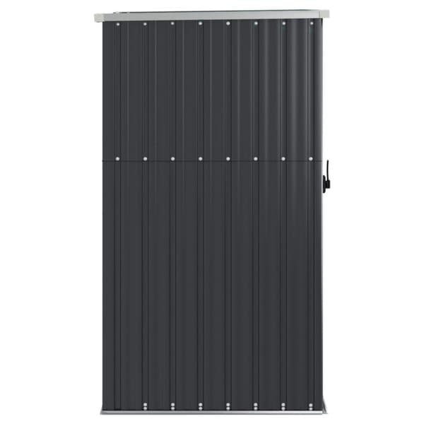 vidaXL redskabsskur til haven 88x89x161 cm galvaniseret stål antracit
