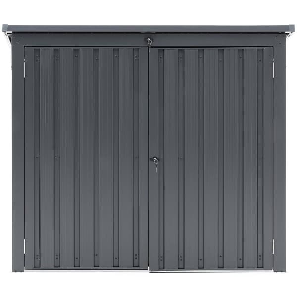Uniprodo Soplåda metall - 2 ton (240 L) - låsbar