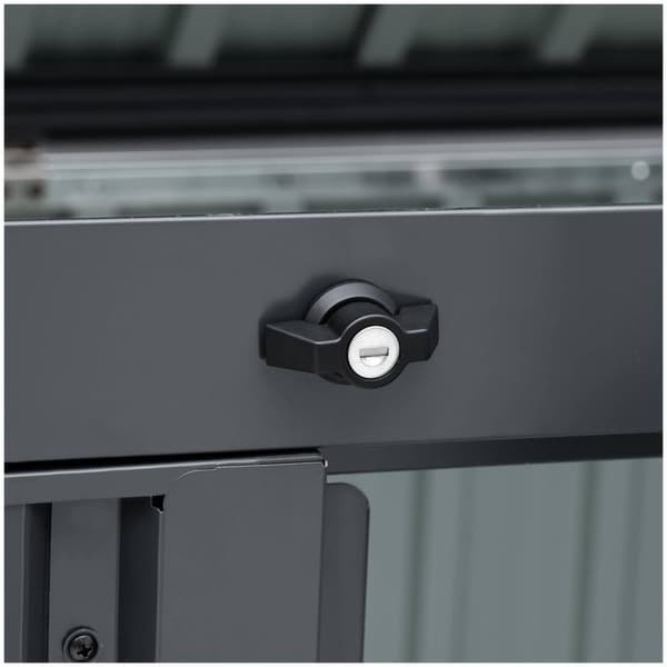 Uniprodo Soplåda metall - 2 ton (240 L) - låsbar