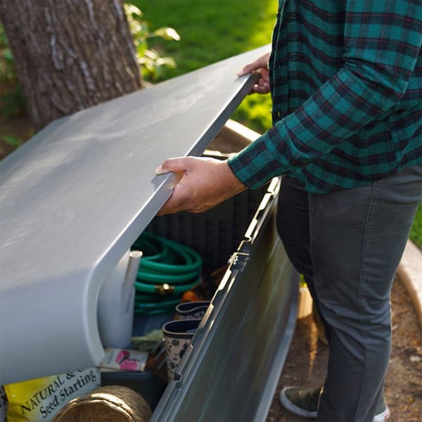 Lifetime Ultra Resistant Tavaratila Taitettavalla Kannella Exterior Kirkas