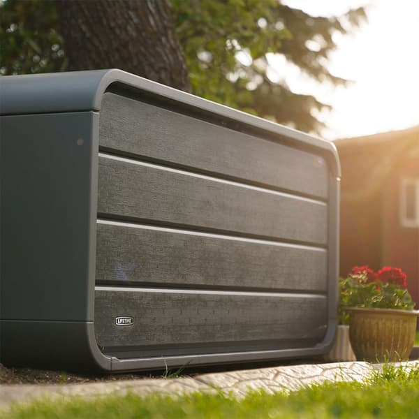 Lifetime Ultra Resistant Tavaratila Taitettavalla Kannella Exterior Kirkas