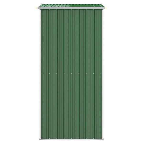haveskur 192x108x223 cm galvaniseret stål grøn