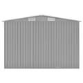 Miniatyrbillede 4 af 9: haveskur 257x779x181 cm galvaniseret stål grå