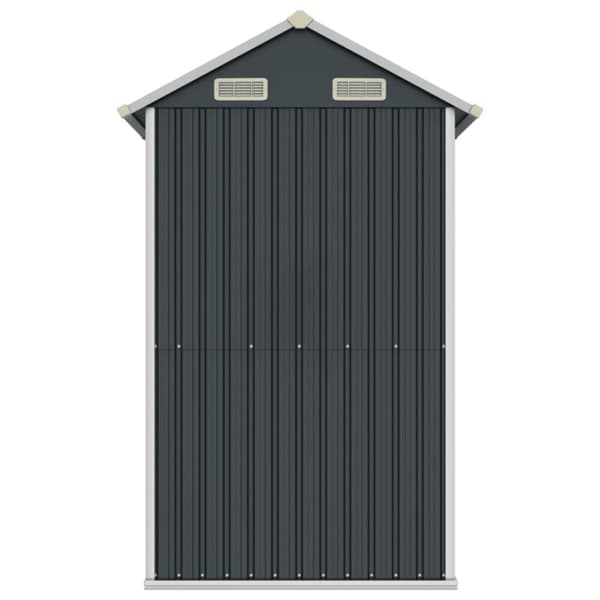 haveskur 192x152,5x237 cm galvaniseret stål antracitgrå