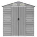 Miniatyrbillede 4 af 10: haveskur 191x810x198 cm galvaniseret stål lysegrå