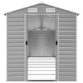 Miniatyrbillede 5 af 10: haveskur 191x810x198 cm galvaniseret stål lysegrå