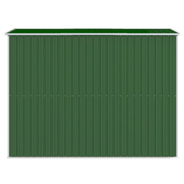 Puutarhavaja vihreä 192x274x223 cm galvanoitu teräs