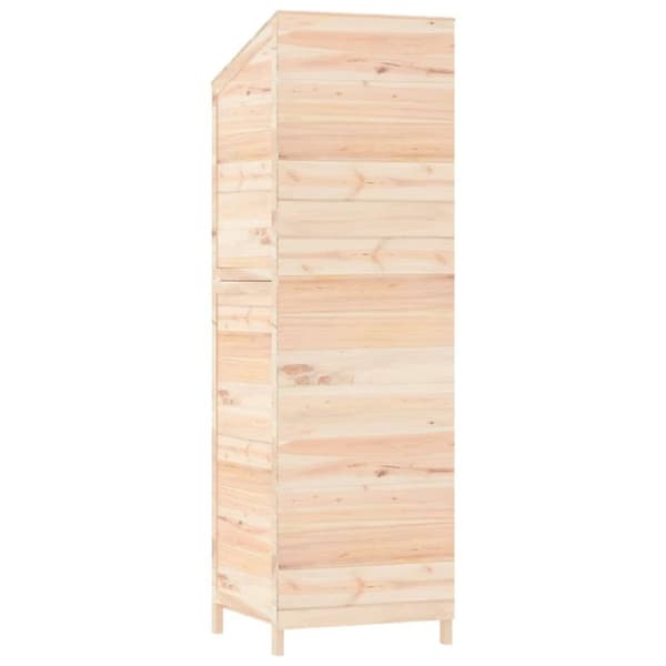 haveskur 55x52x174,5 cm massivt fyrretræ