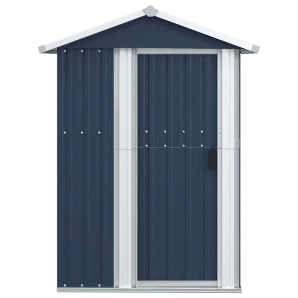 haveskur 126x97,5x177 cm galvaniseret stål antracitgrå