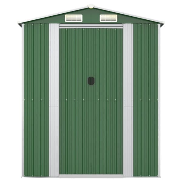haveskur 192x772x223 cm galvaniseret stål grøn