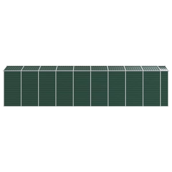 haveskur 191x810x198 cm galvaniseret stål grøn