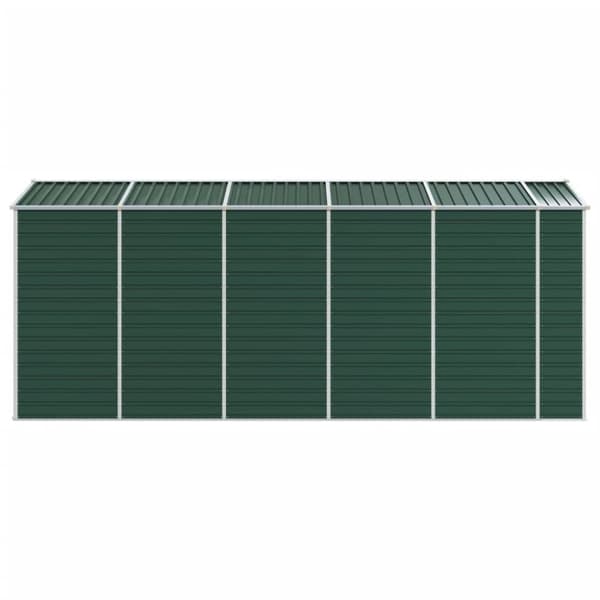 haveskur 191x470x198 cm galvaniseret stål grøn