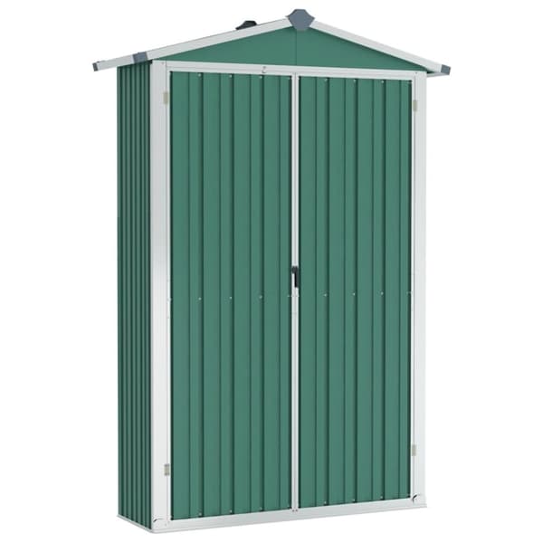 vidaXL Puutarhavaja vihreä 116x45x175 cm galvanoitu teräs -  Pihavajat