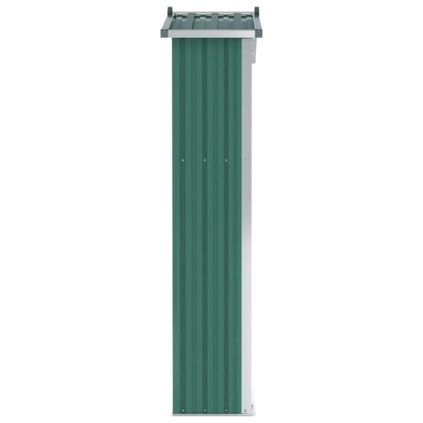 vidaXL Puutarhavaja vihreä 116x45x175 cm galvanoitu teräs -  Pihavajat