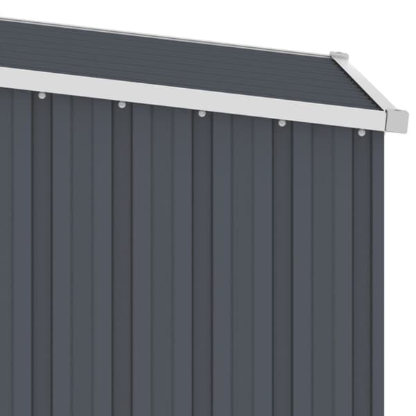 vidaXL haveskur 87x98x159 cm galvaniseret stål antracitgrå -  Skure & Redskabsskure