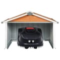 Miniatyrbillede 4 af 11: vidaXL garage til robotplæneklipper 92x97x63 cm galvaniseret stål brun -  Skure & Redskabsskure