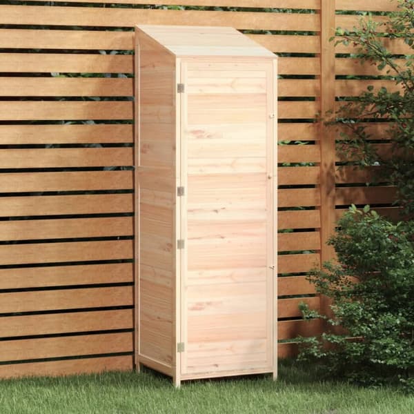 vidaXL haveskur 55x52x174,5 cm massivt fyrretræ -  Skure & Redskabsskure